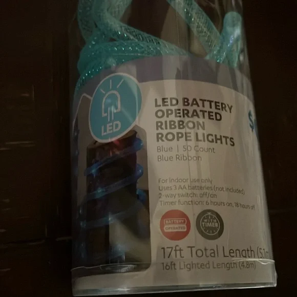 LED Blue Rope Lights - Picture 1 of 2